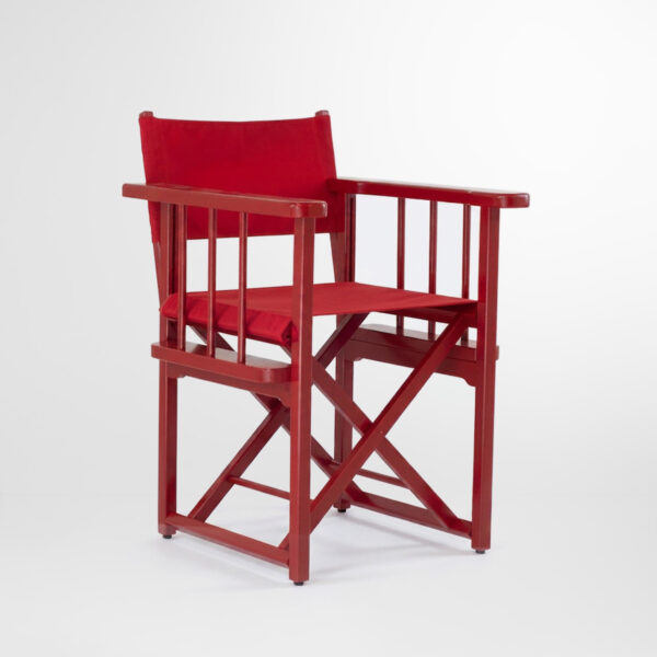 fauteuil metteur en scene bordeaux toile ParisRed