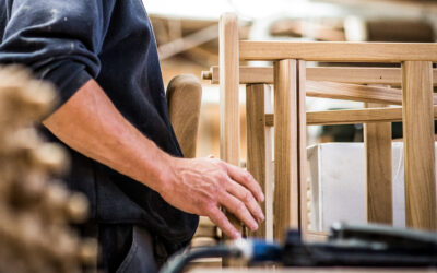 How is Azur Confort wooden outdoor furniture made?