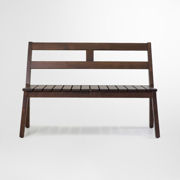 banc bois 2 3 places azur confort