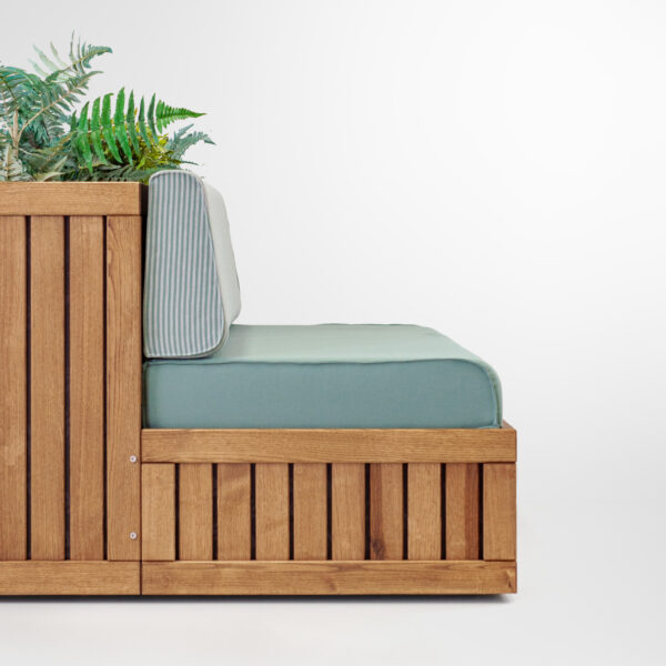 banquette sur mesure jardiniere