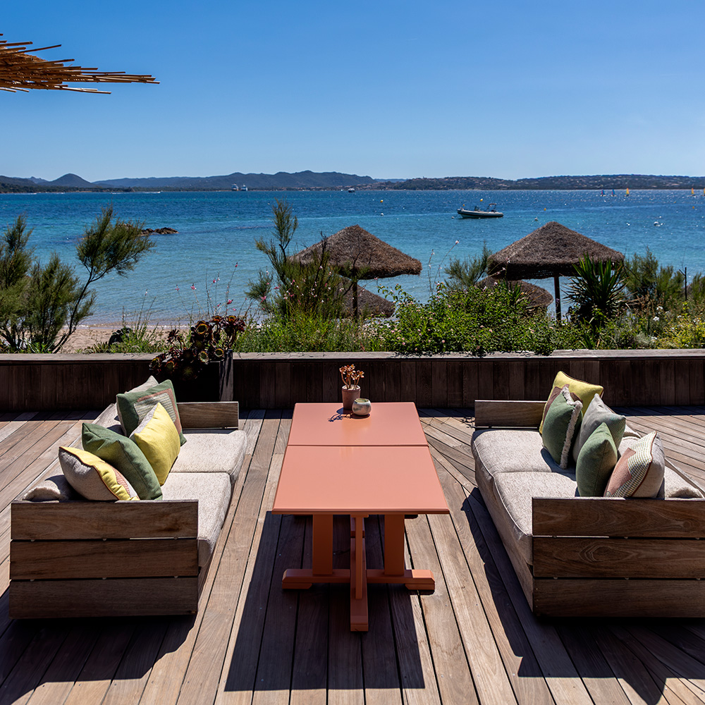 Casadelmar table rose poudre ESTIU Azur Confort 